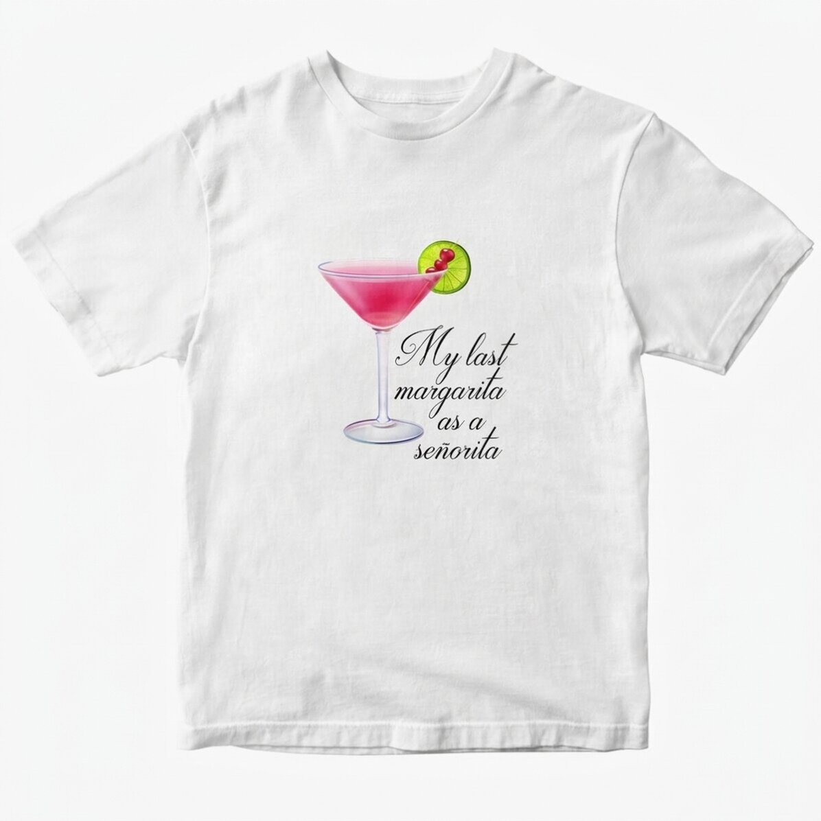 Personalised cotton T-shirt for the bride-to-be - Margarita