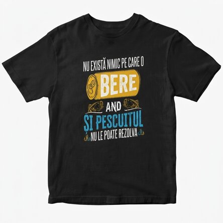 Custom cotton T-shirt with text for fishermen