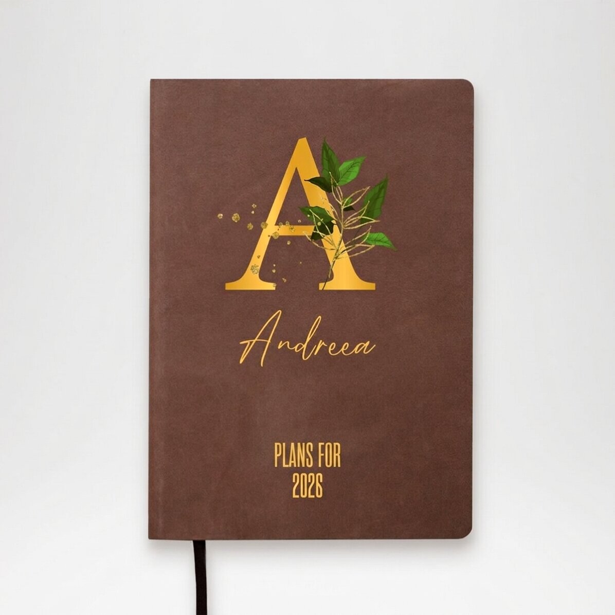 Personalised diary with text - Plans for the new year