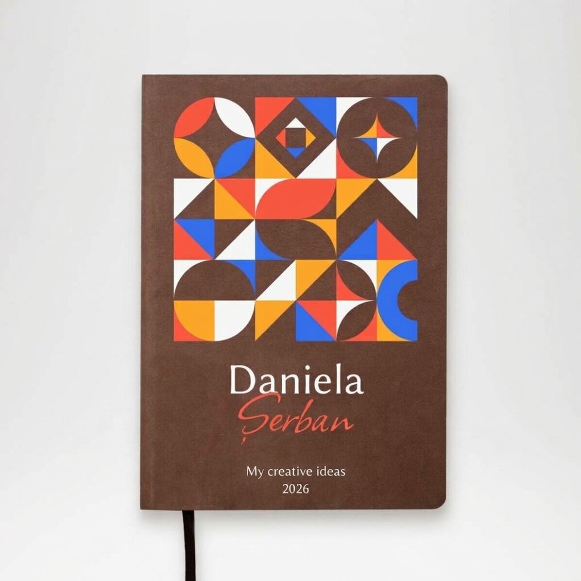 Personalised diary with text - Creative ideas