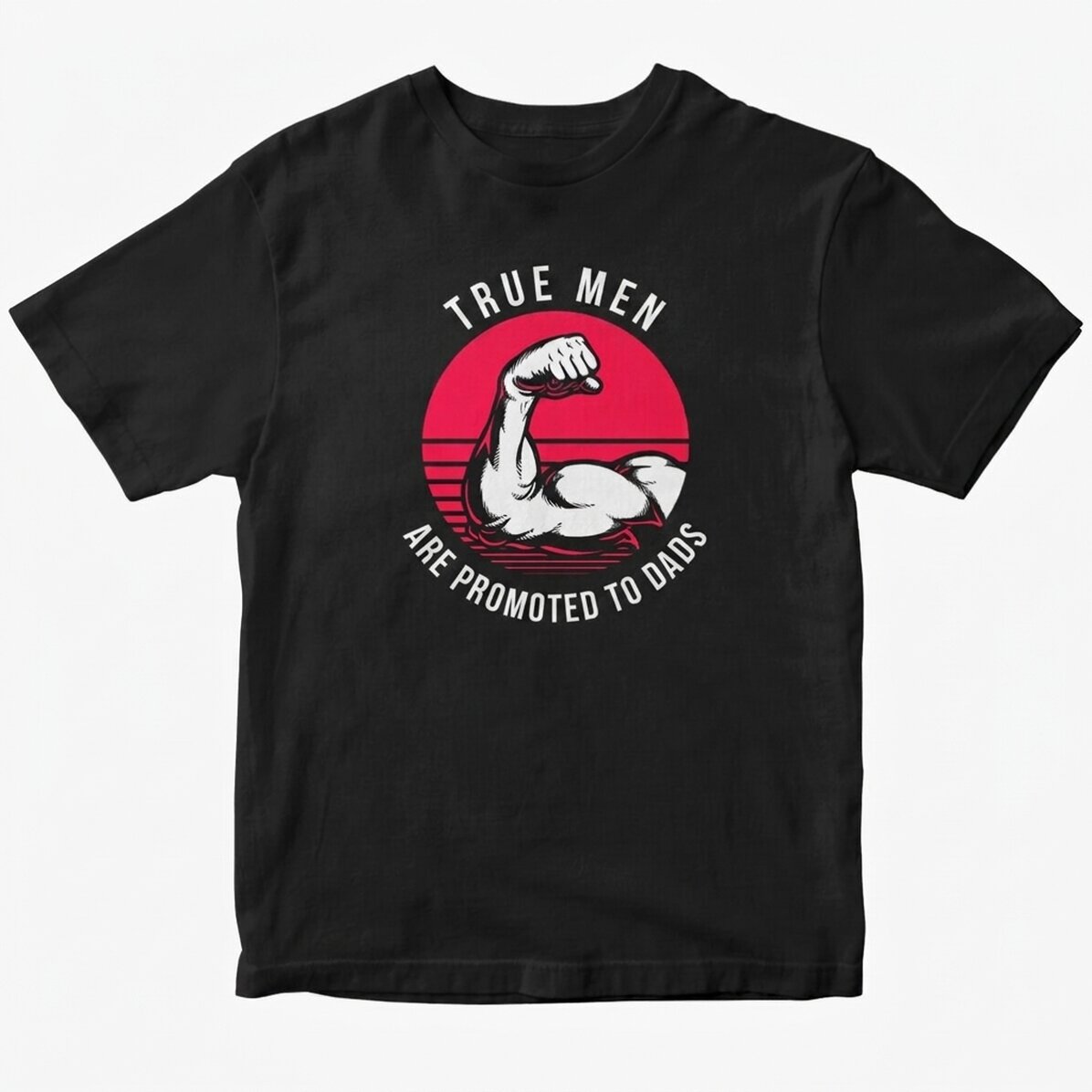 Custom cotton T-shirt with text - Real men