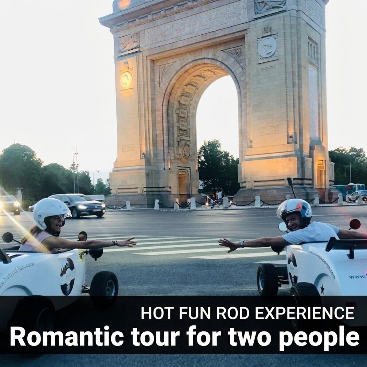 Gift experience - Romantic Tour for Two Hot Rod Fun