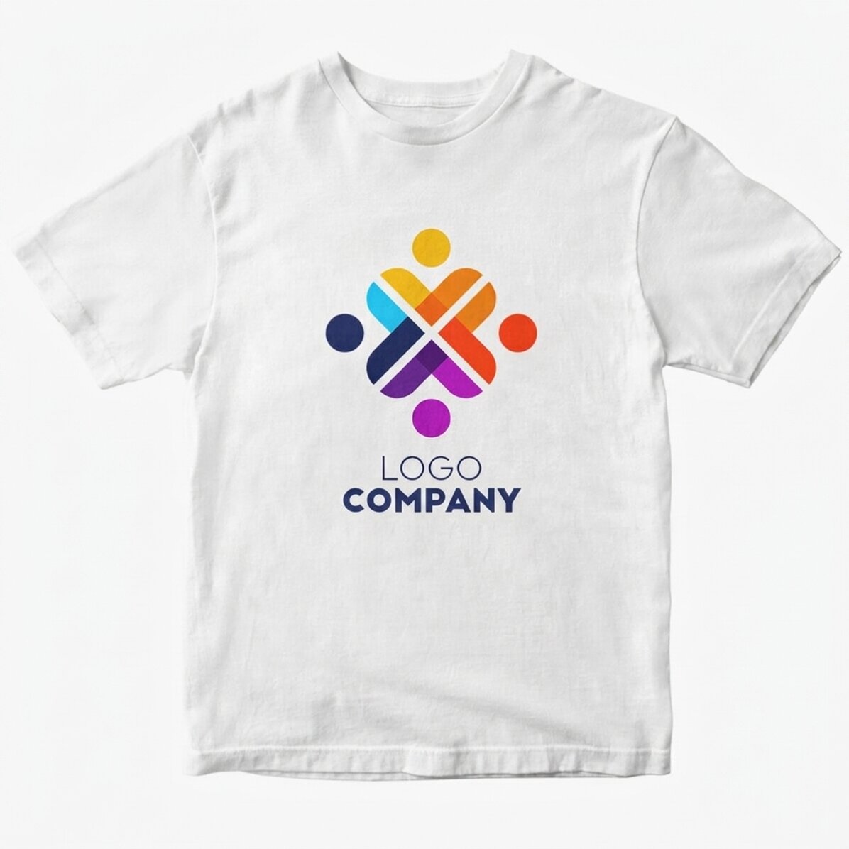 Custom cotton T-shirt with logo