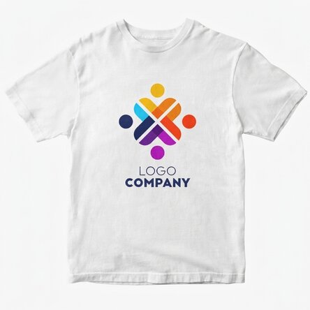 Custom cotton T-shirt with logo