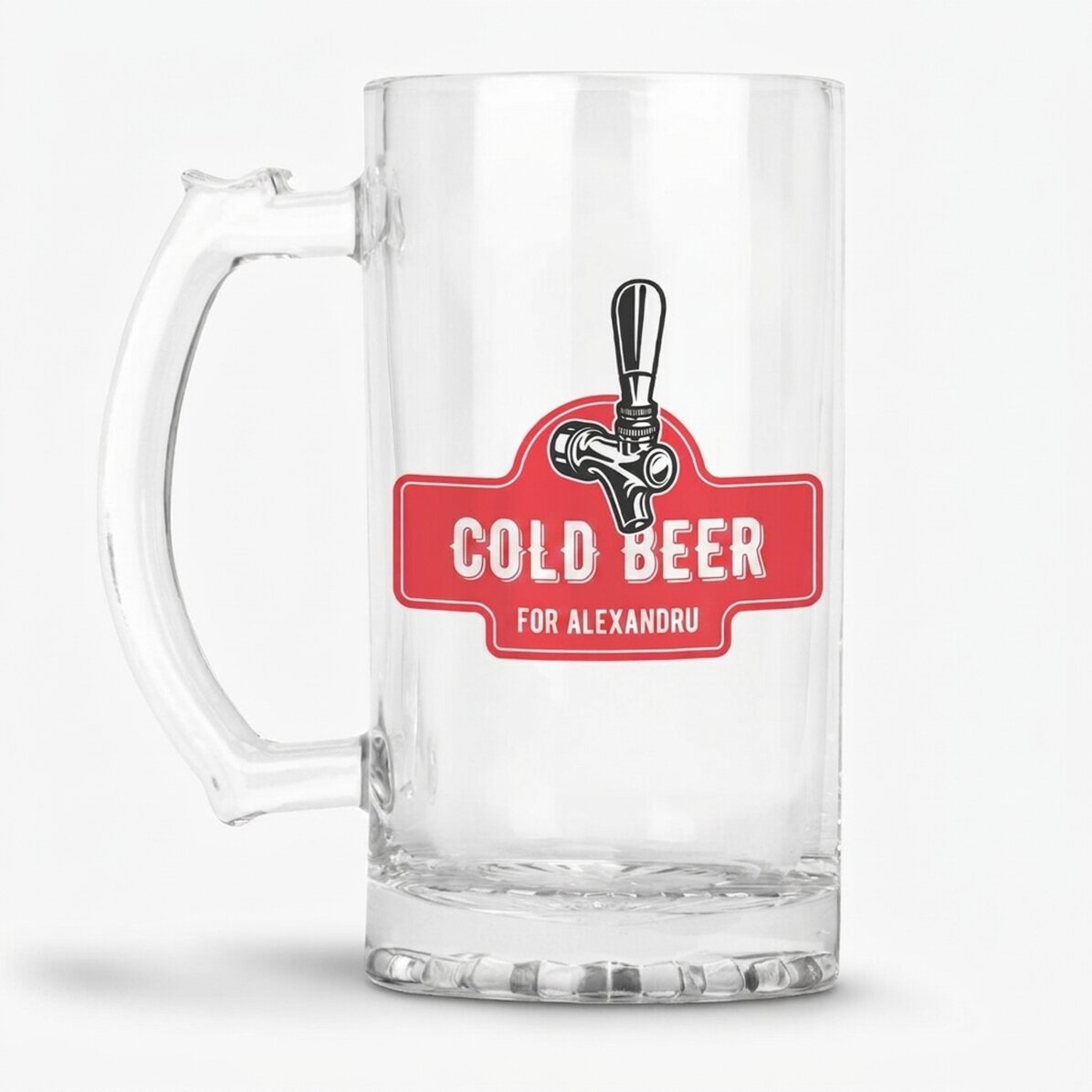 Personalised beer mug with text - Blonde beer