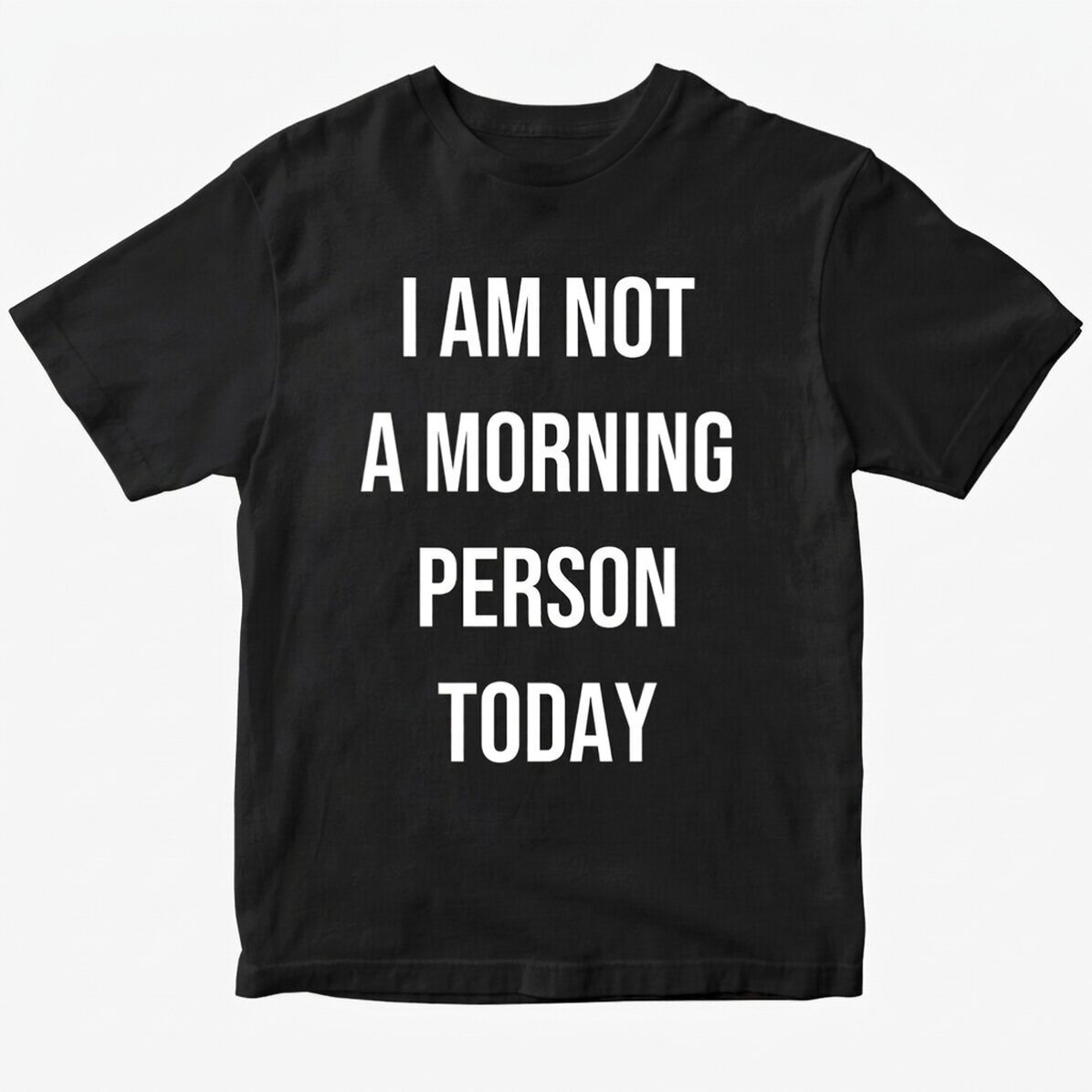 Custom cotton T-shirt with text