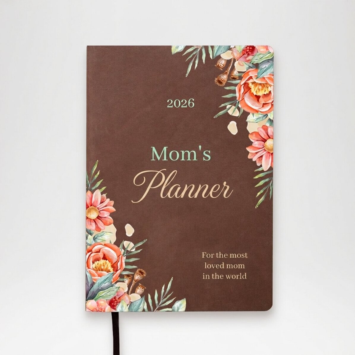 Personalised colour diary with text for mum