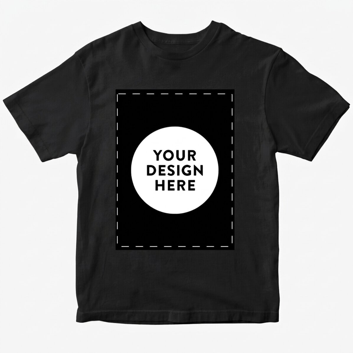 Custom cotton T-shirt with your portrait graphic