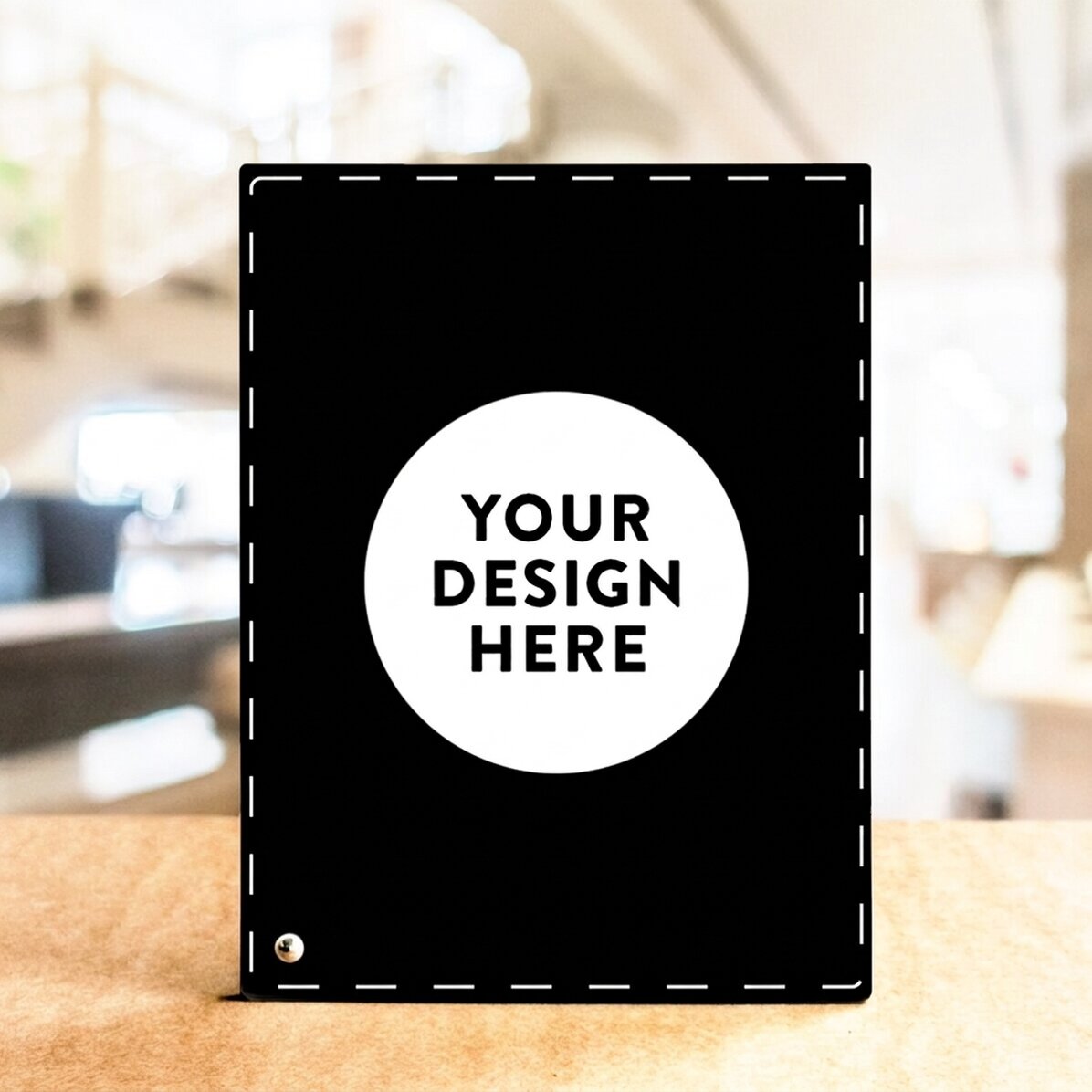 Personalised desk photo frame with your own graphics