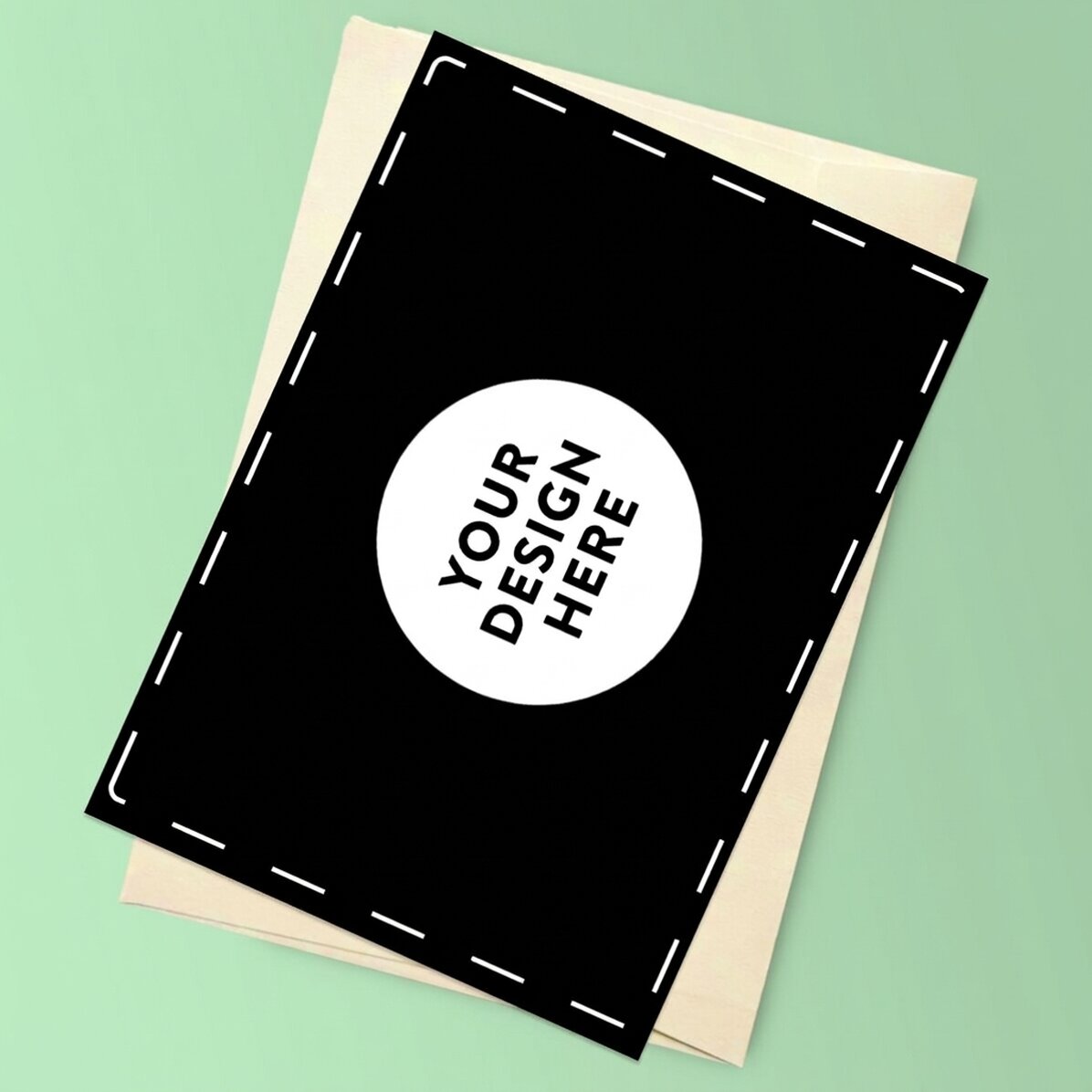 Personalised magnetic greeting card with your own design