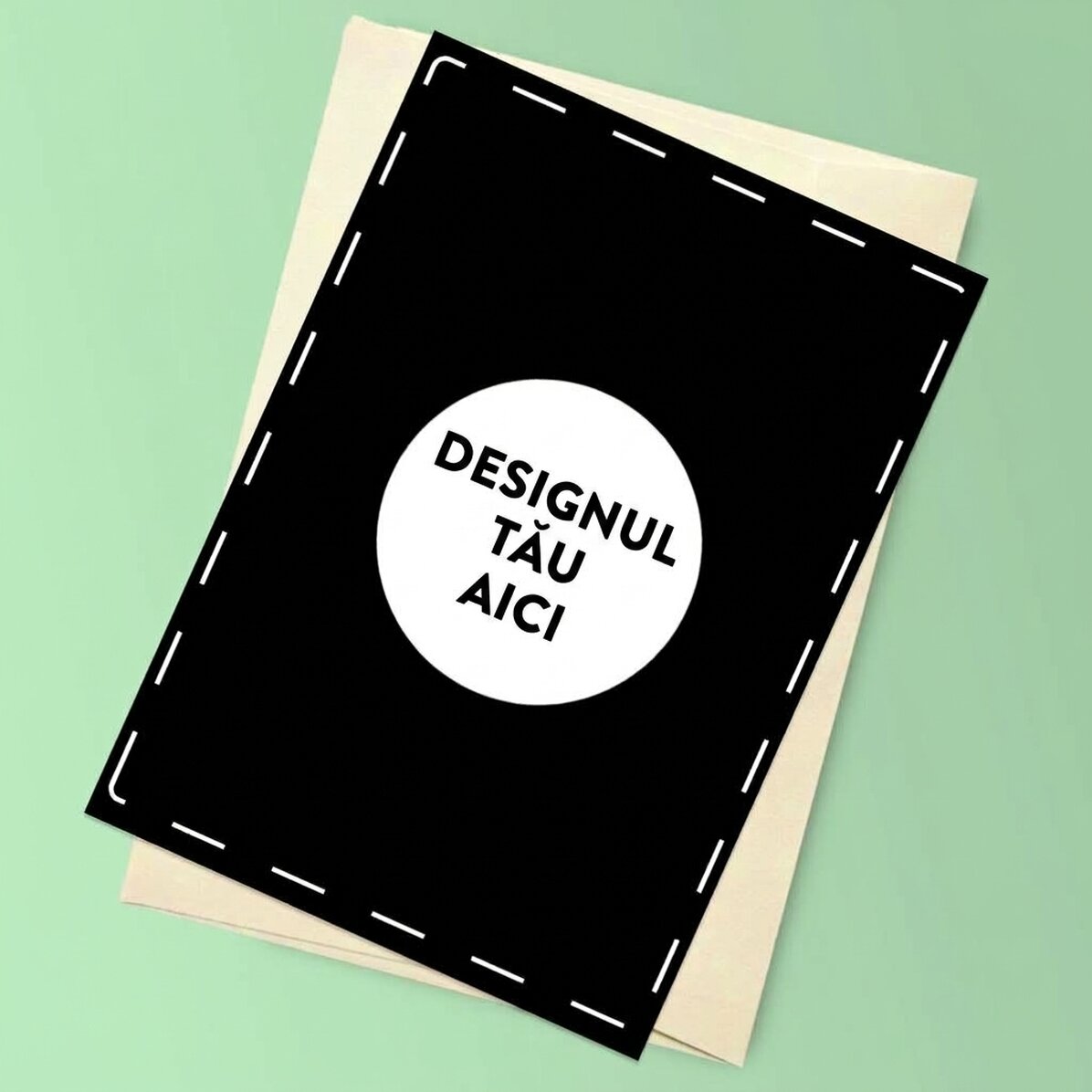 Personalised magnetic greeting card with your own design