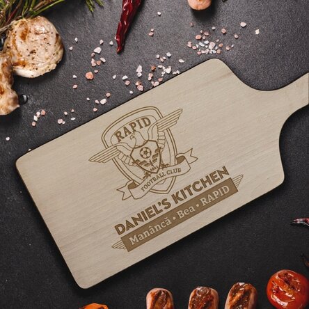 Customised FC Rapid chopper - Eat, drink, Rapid.