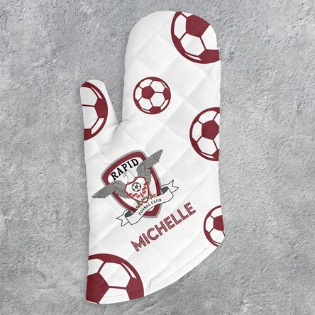 FC Rapid oven glove personalised with name
