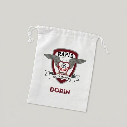 Small gift bag FC Rapid personalised with name