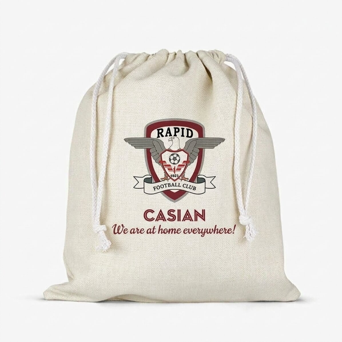 Medium FC Rapid bag personalised with name and message
