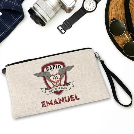 FC Rapid accessory bag personalised with name