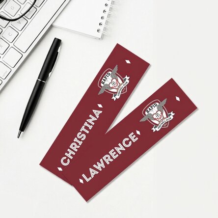 Personalised FC Rapid bookmark with name