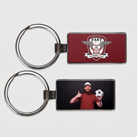 Personalised FC Rapid keyring with photo