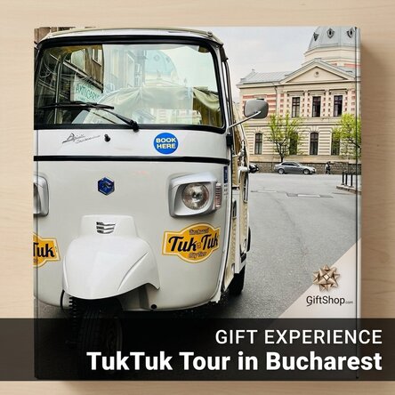 Gift experience - Private TukTuk tour in Bucharest