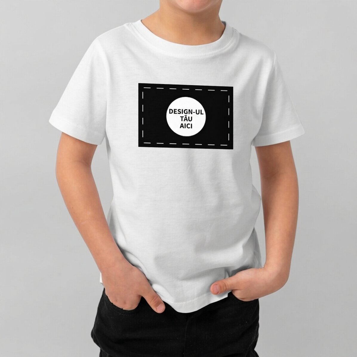 Customised cotton T-shirt for children with your landscape graphic