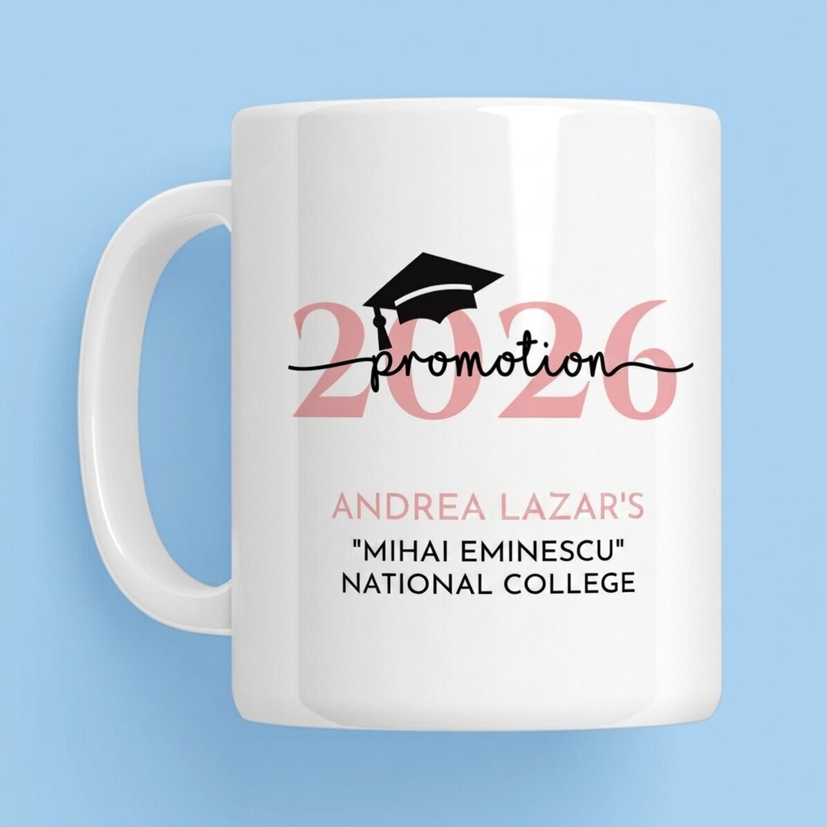 Personalised mug with message - Graduation