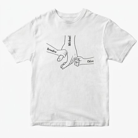 Custom cotton T-shirt with text - Always close