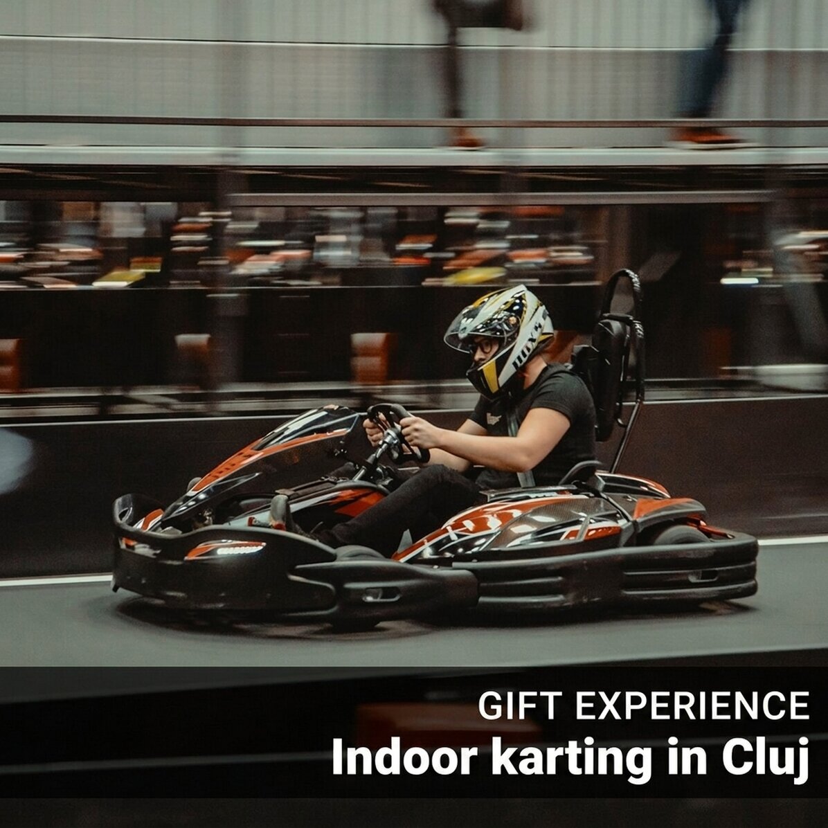 Adrenaline-filled gift experience - Indoor karting sessions in Cluj