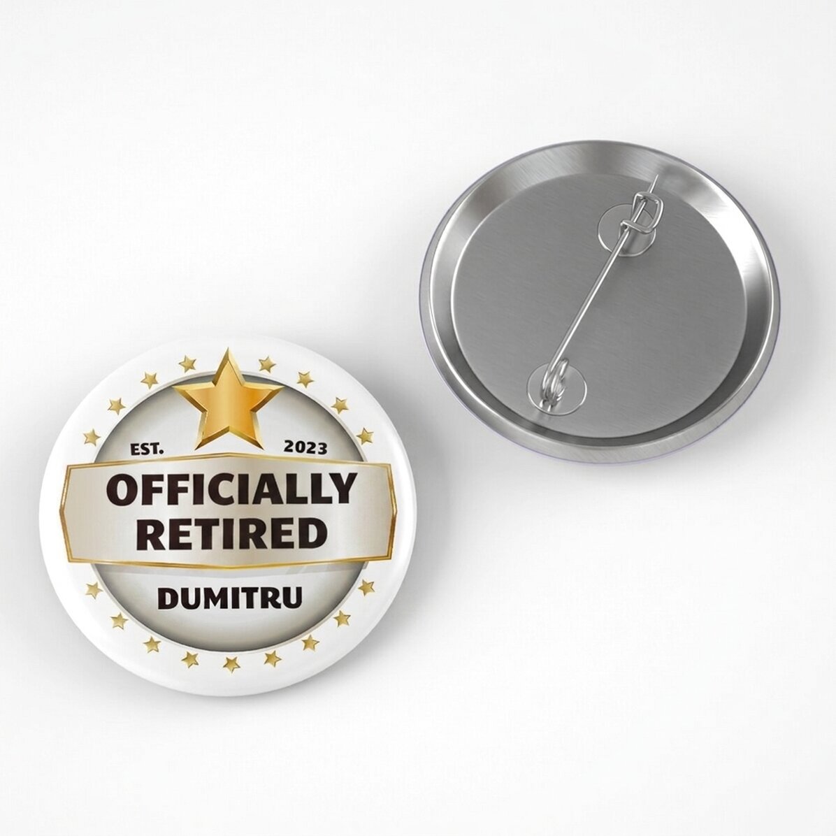 Personalised badge with message - You are a star