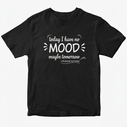 Customised cotton T-shirt with text - I