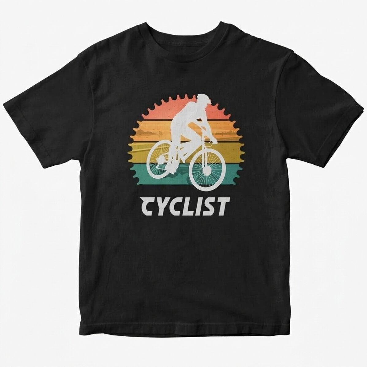 Custom cotton T-shirt with text - Cyclist