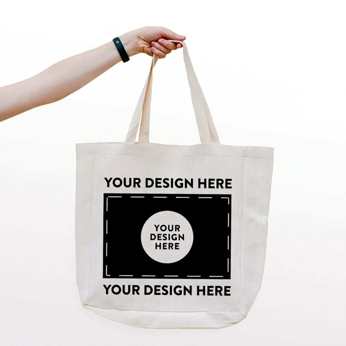 Beach bag customised with your own design