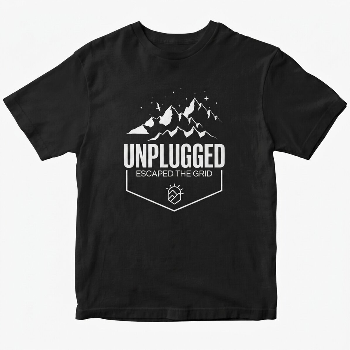 Custom cotton T-shirt with text - Offline