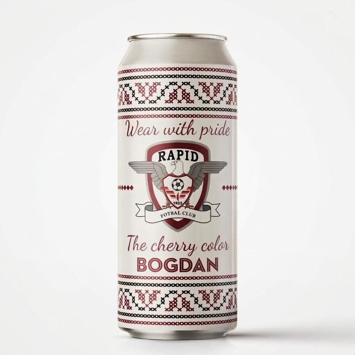 FC Rapid beer can personalised with text - Bere mandra