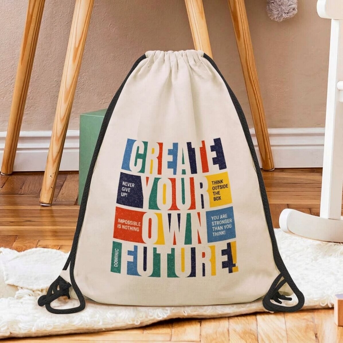 Personalised backpack with name - Create your future