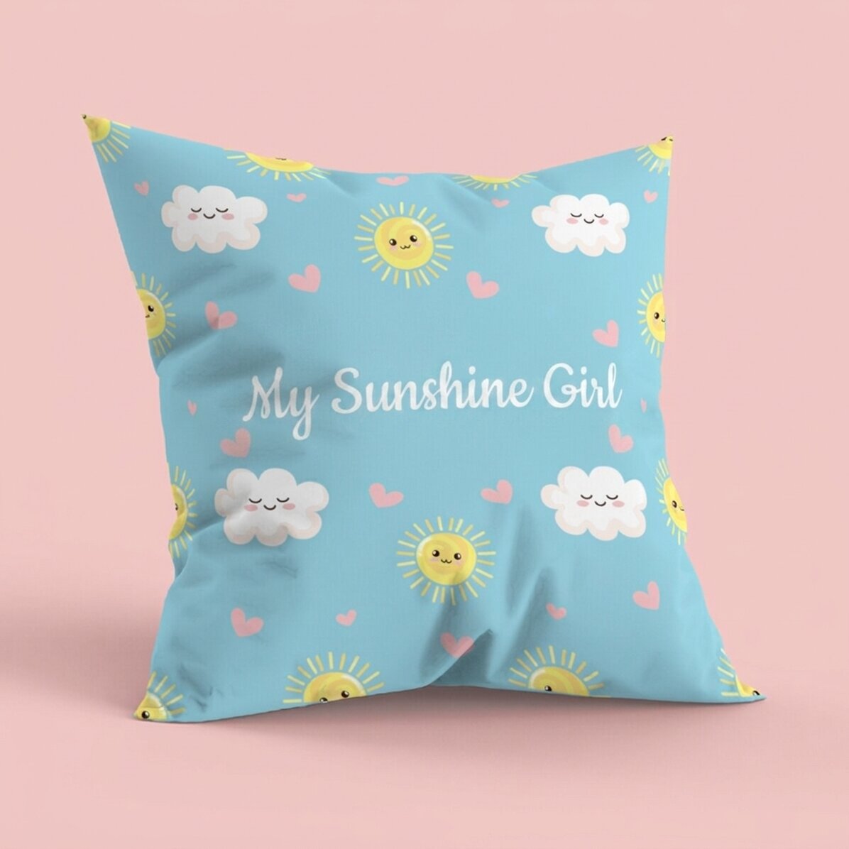 Personalised cushion with name, large size - Norisori
