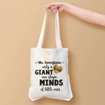 Personalised bag with text - Teacher
