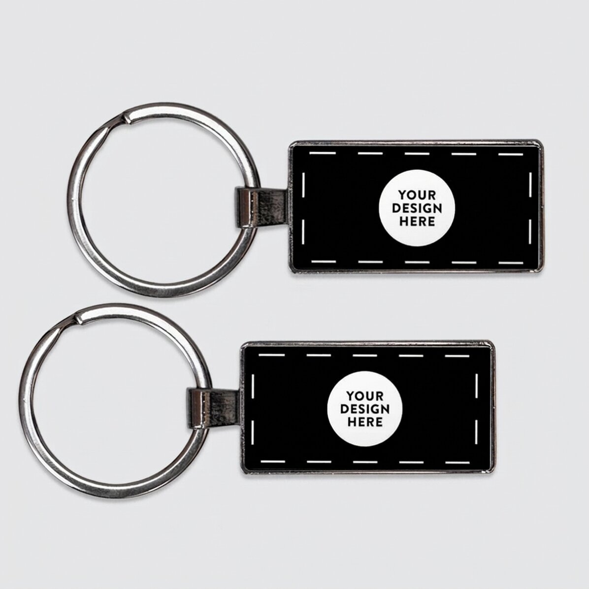 Personalised keyring with your graphics on the front and back