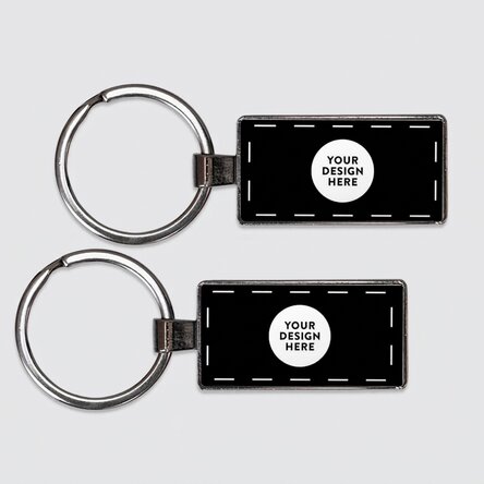 Personalised keyring with your graphics on the front and back