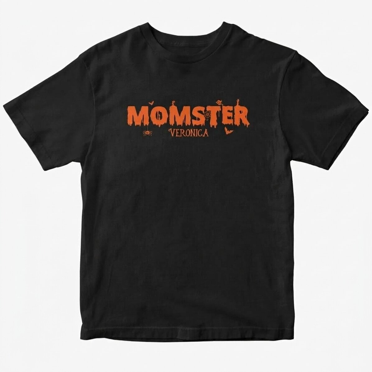 Custom cotton T-shirt with text - Momster