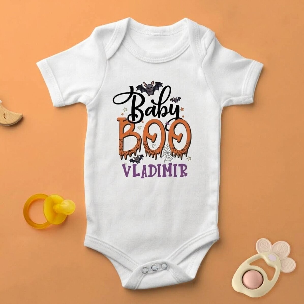 Personalised baby bodysuit with name - Baby Boo