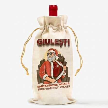 Personalised bag for FC Rapid wine bottle - Mosul Rapidist