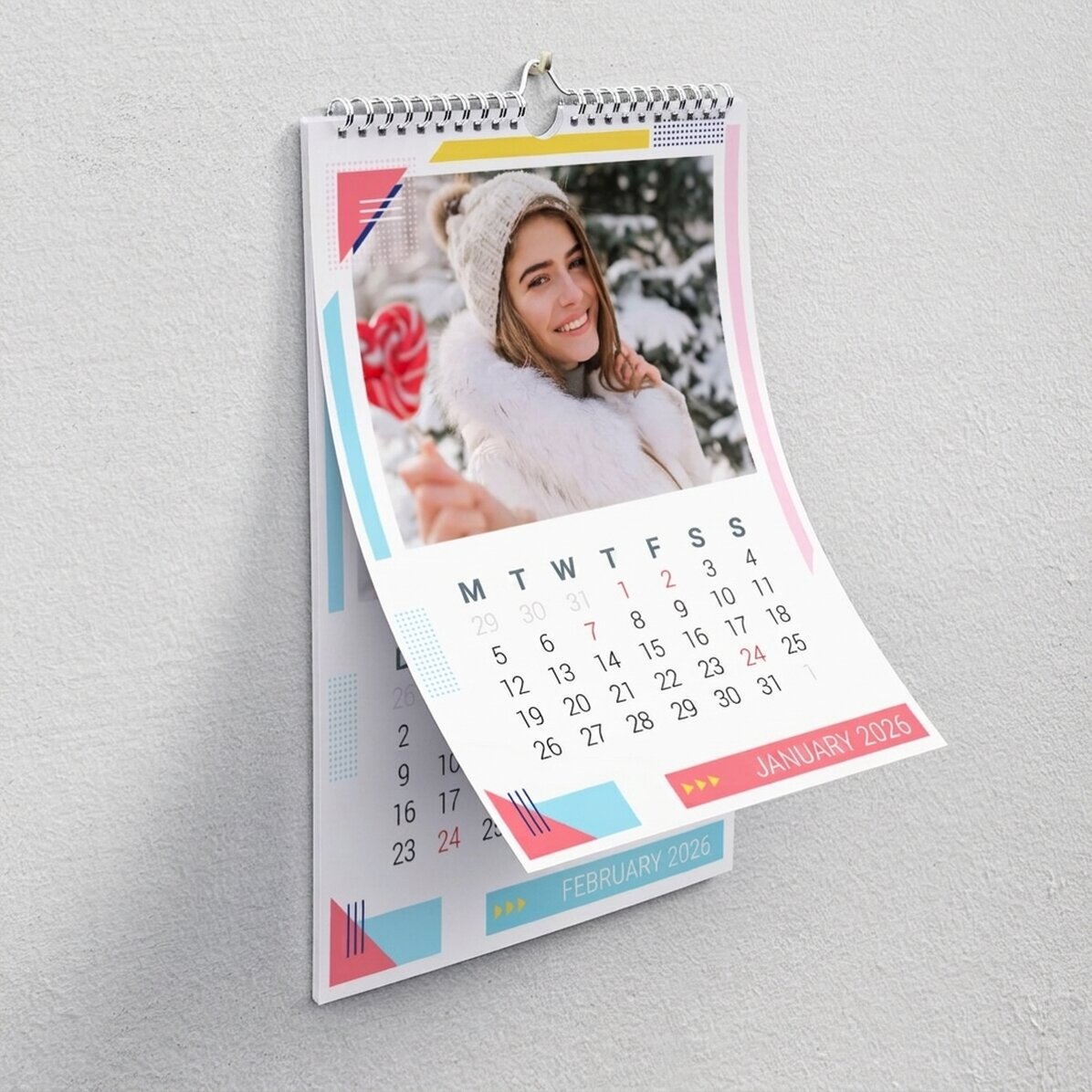 Personalised calendar with photos - Multicolour