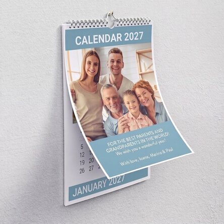 Personalised calendar with photos for your loved ones