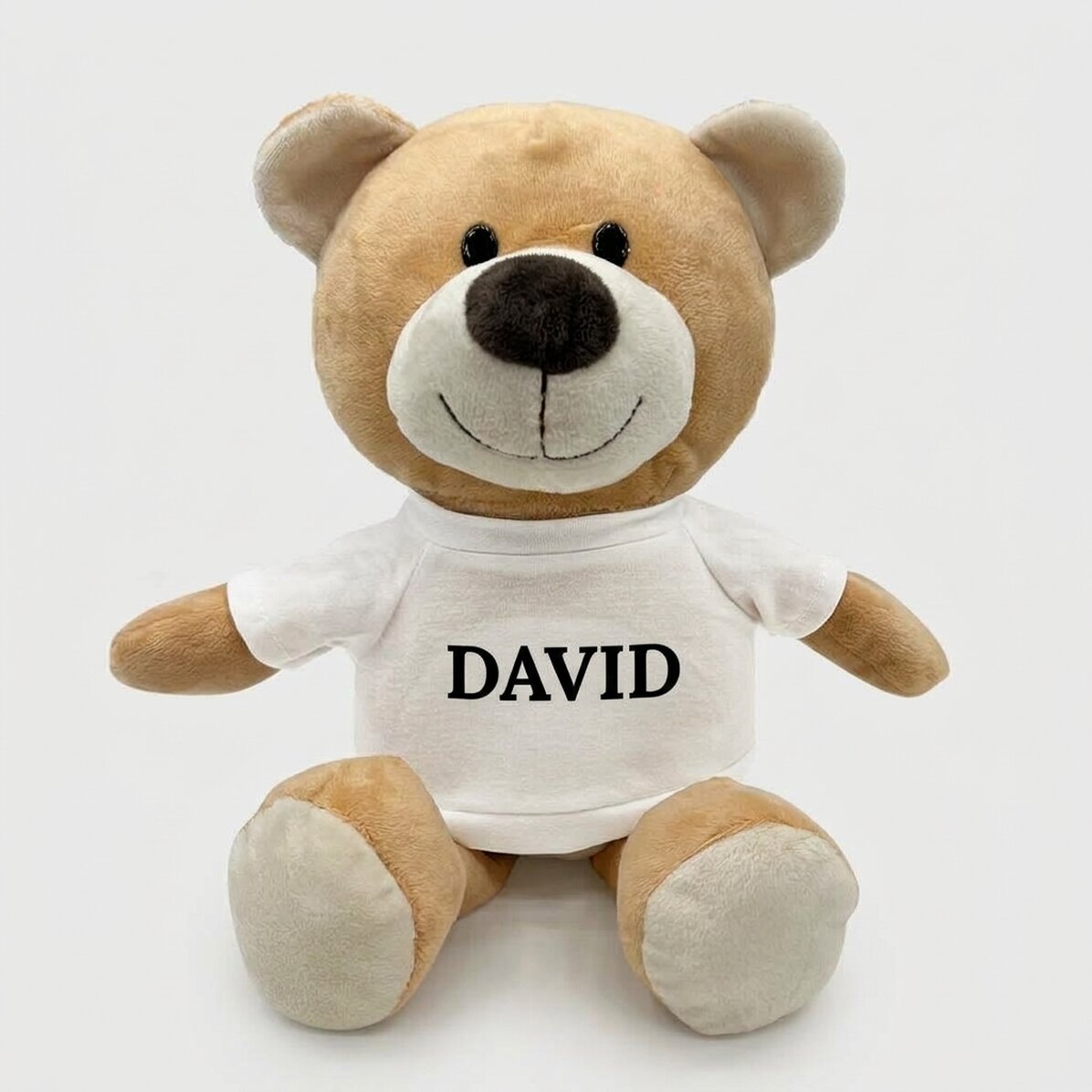 Plus personalised teddy bear with name