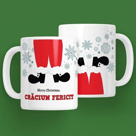 Personalised mug with message - Father Christmas