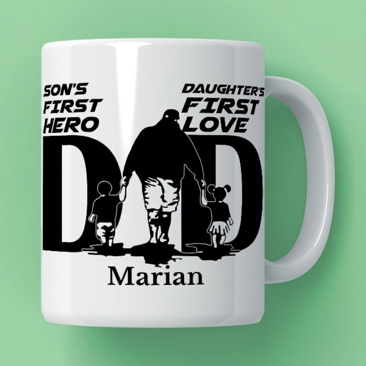 Personalised mug with text - Dad
