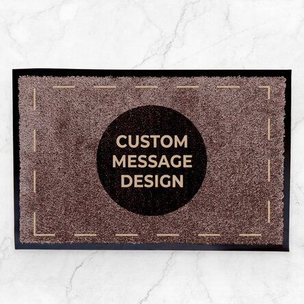 Customised indoor entrance mat with your own design