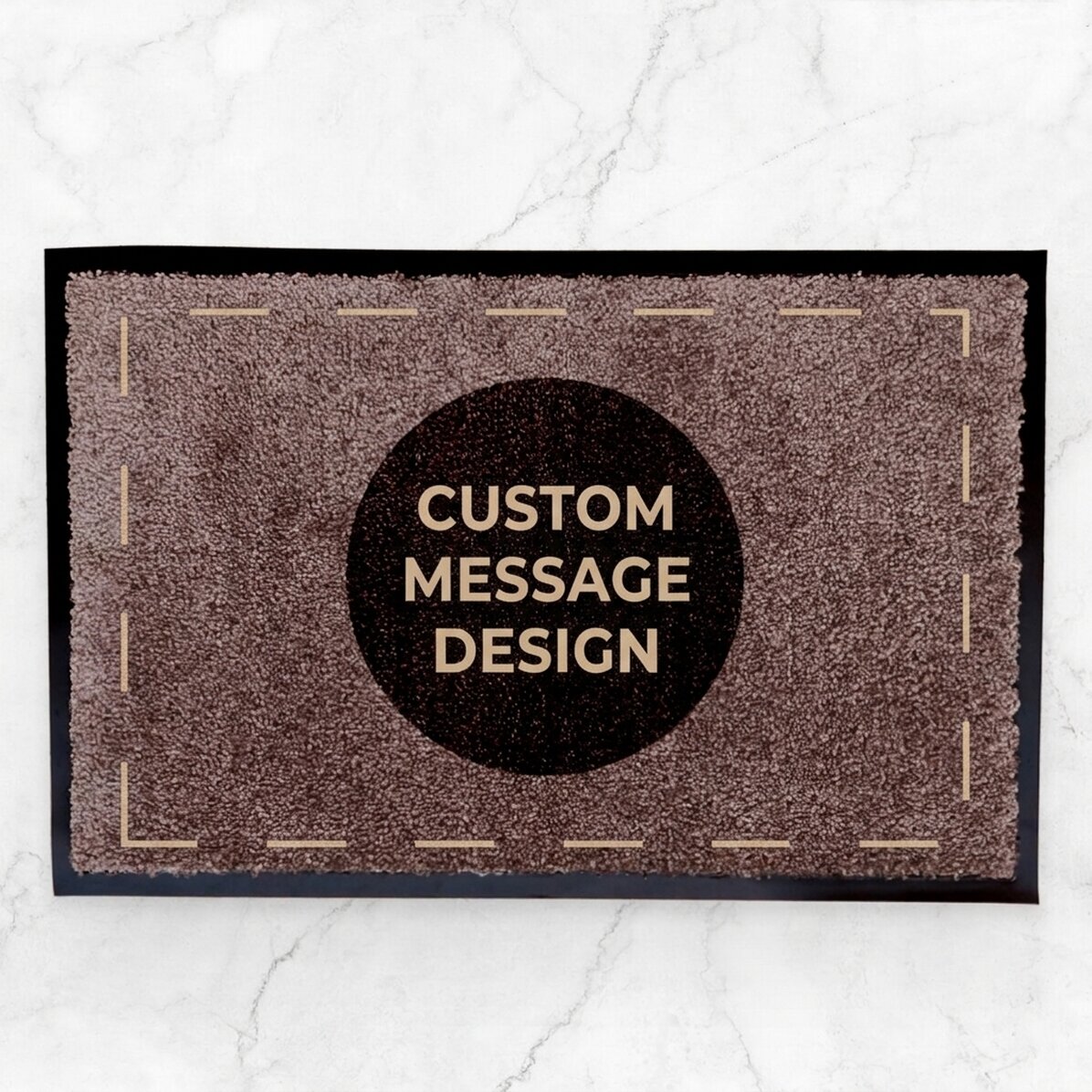 Customised indoor entrance mat with your own design
