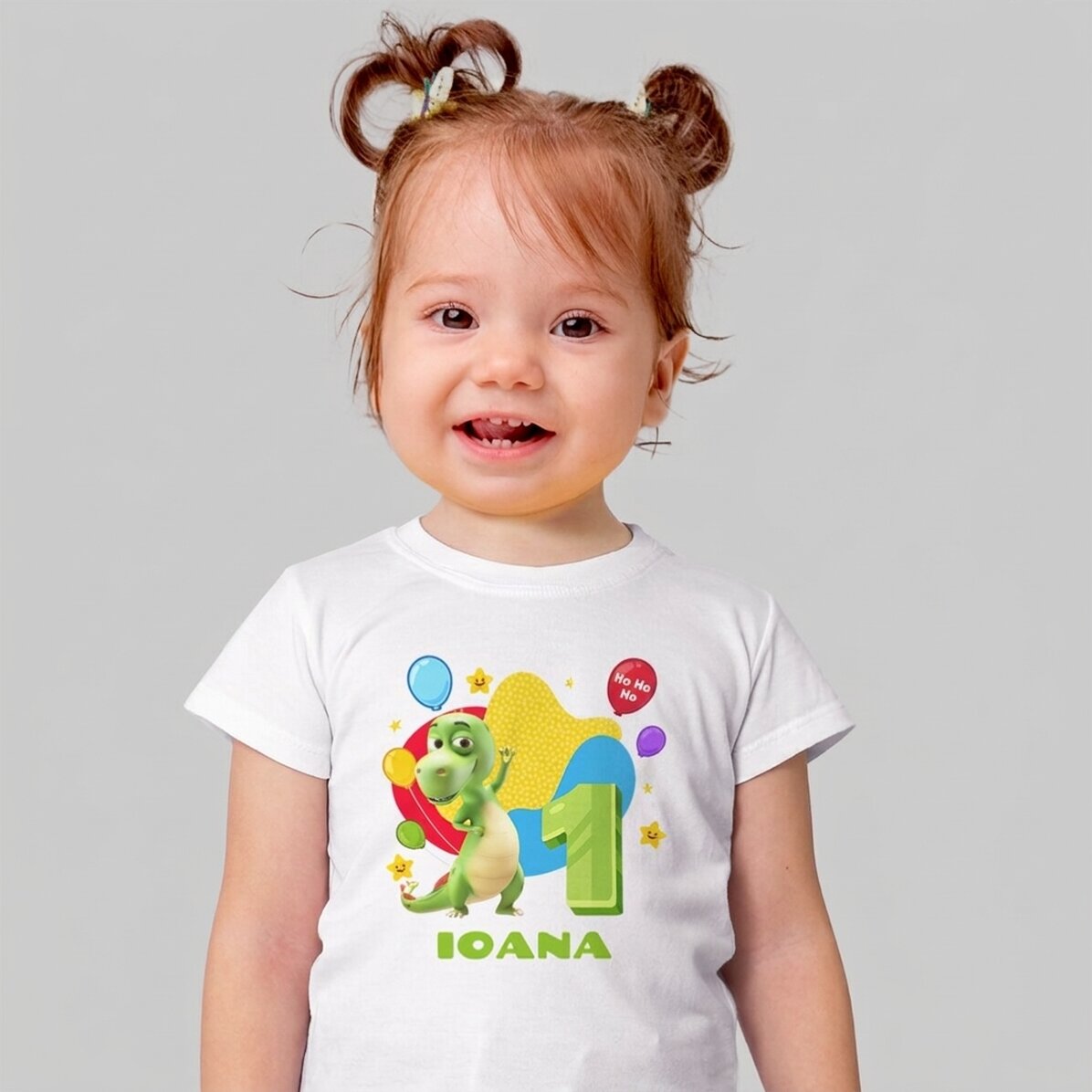 Personalised cotton T-shirt for children with name - Birthday with Zigaloo