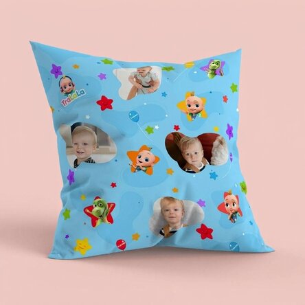 Personalised cushion with photos - TraLaLa